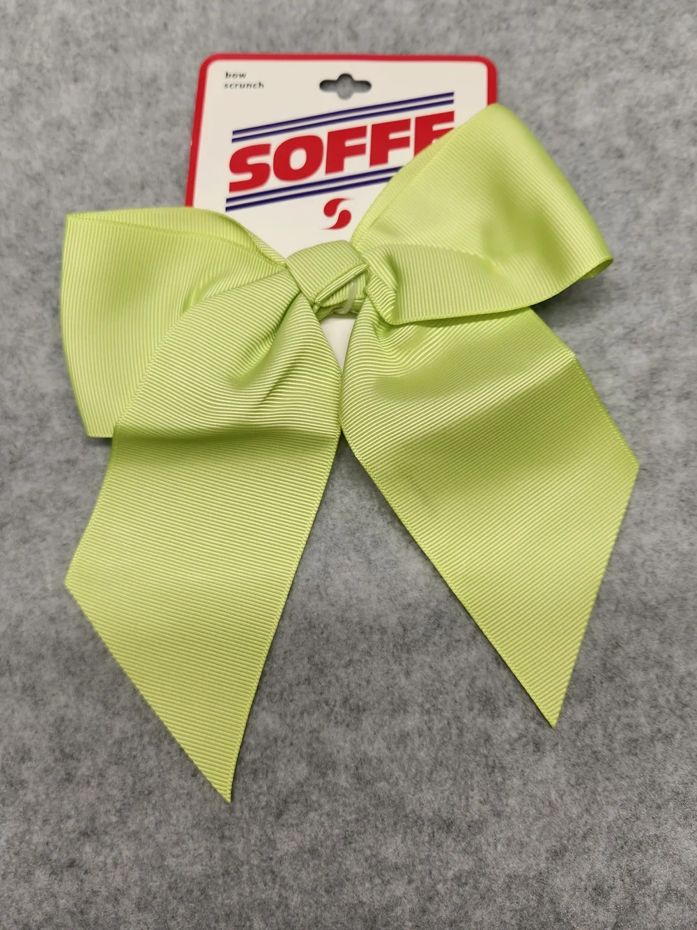 3 Pack-Soffe Lime Green Bow Hair Accessory